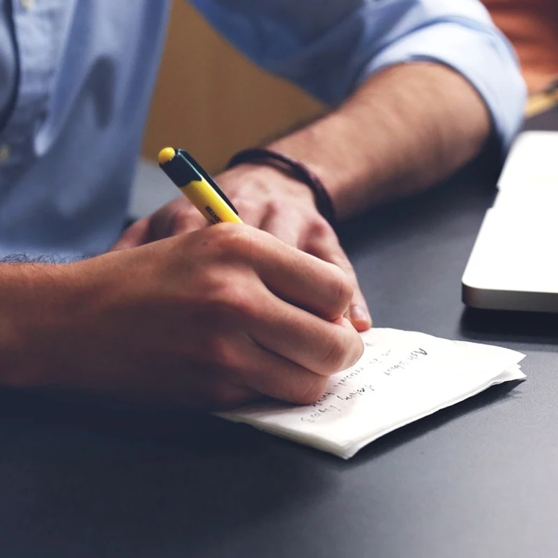 Marketing professional drafting an email campaign for a Cumming GA business