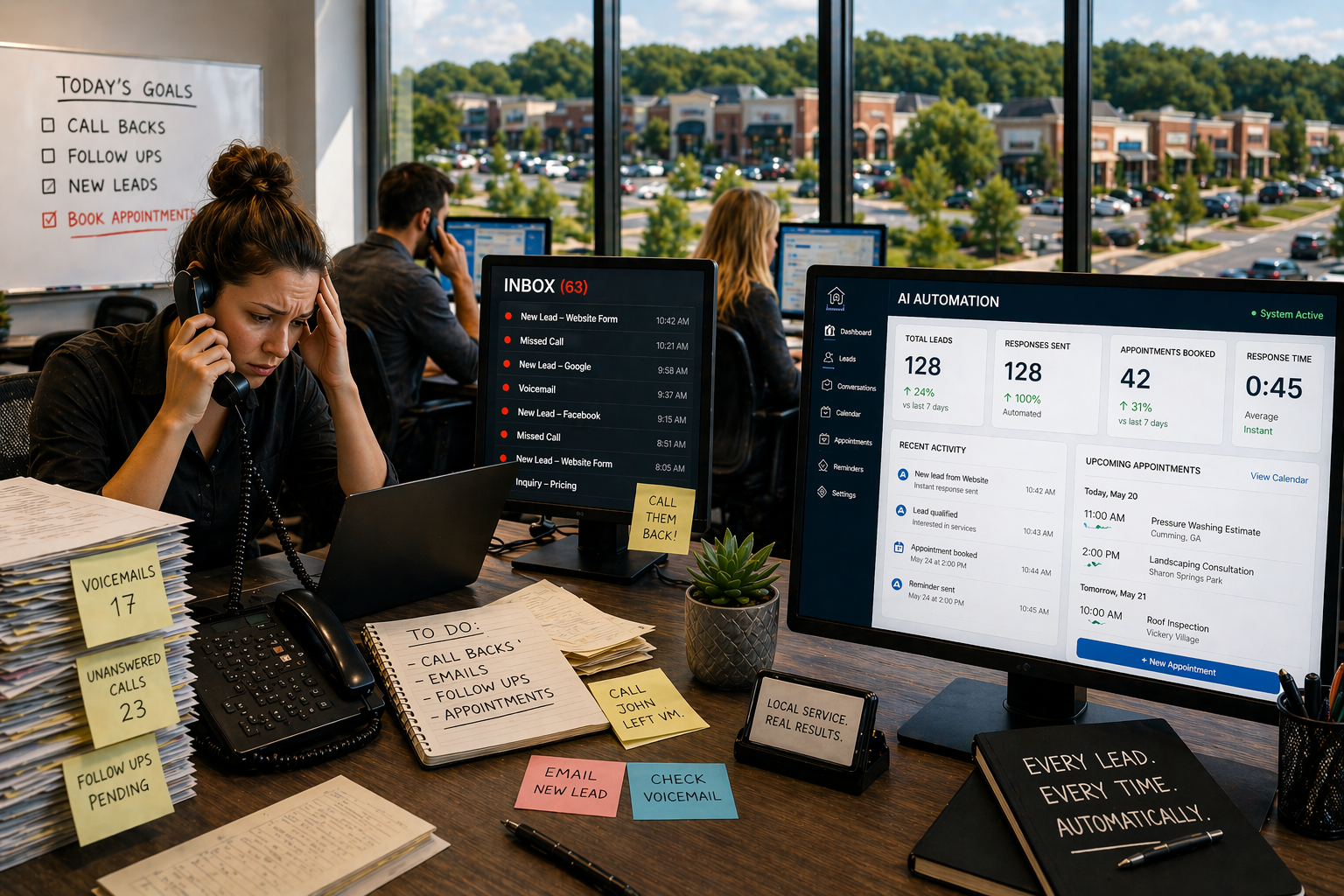 AI automation for the Cumming GA business market