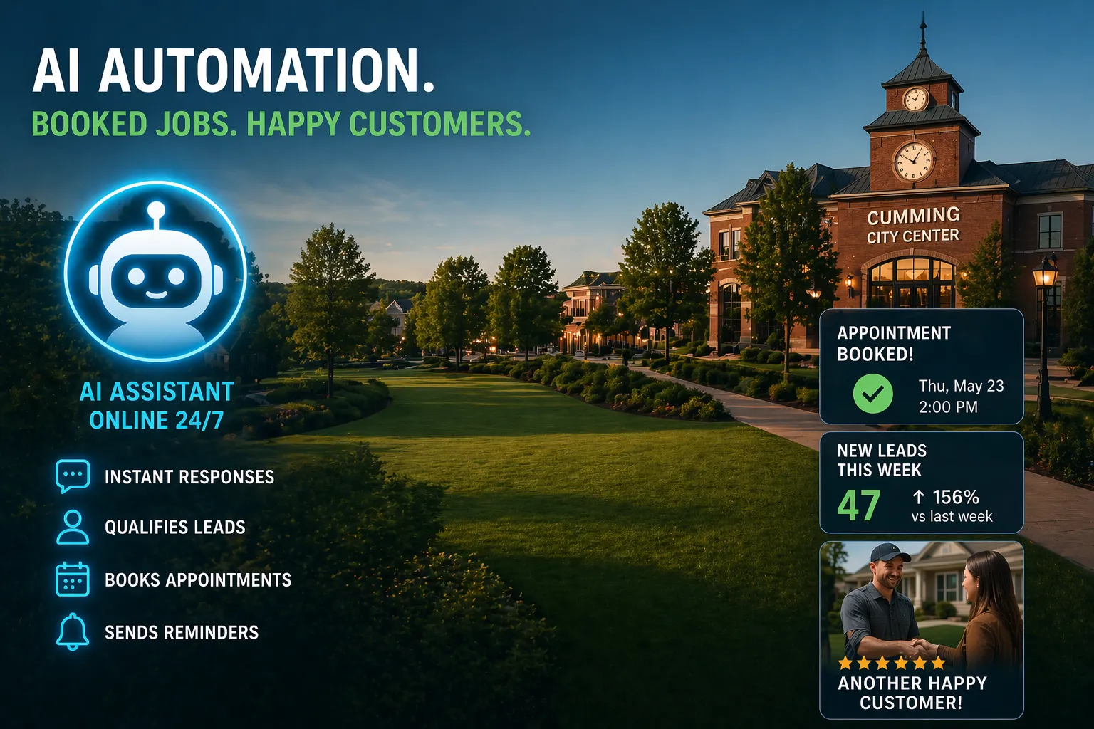 AI automation services for businesses in Cumming, GA
