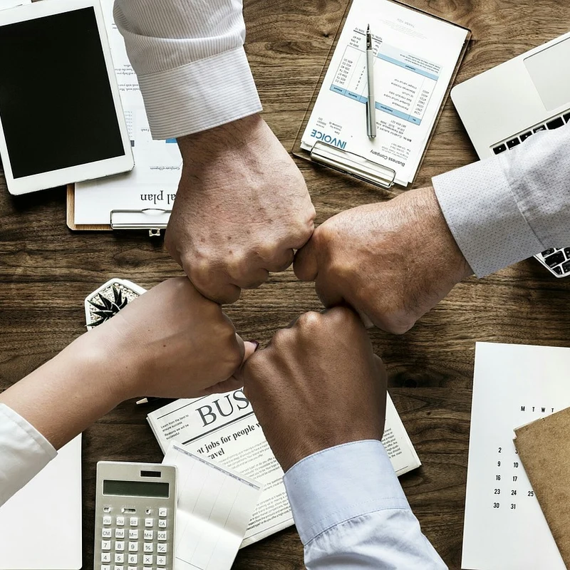 Marketing automation consultant reviewing workflows with a Cumming GA business owner